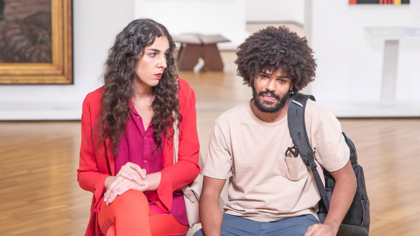Art Gallery Lovers 2025 movie scene