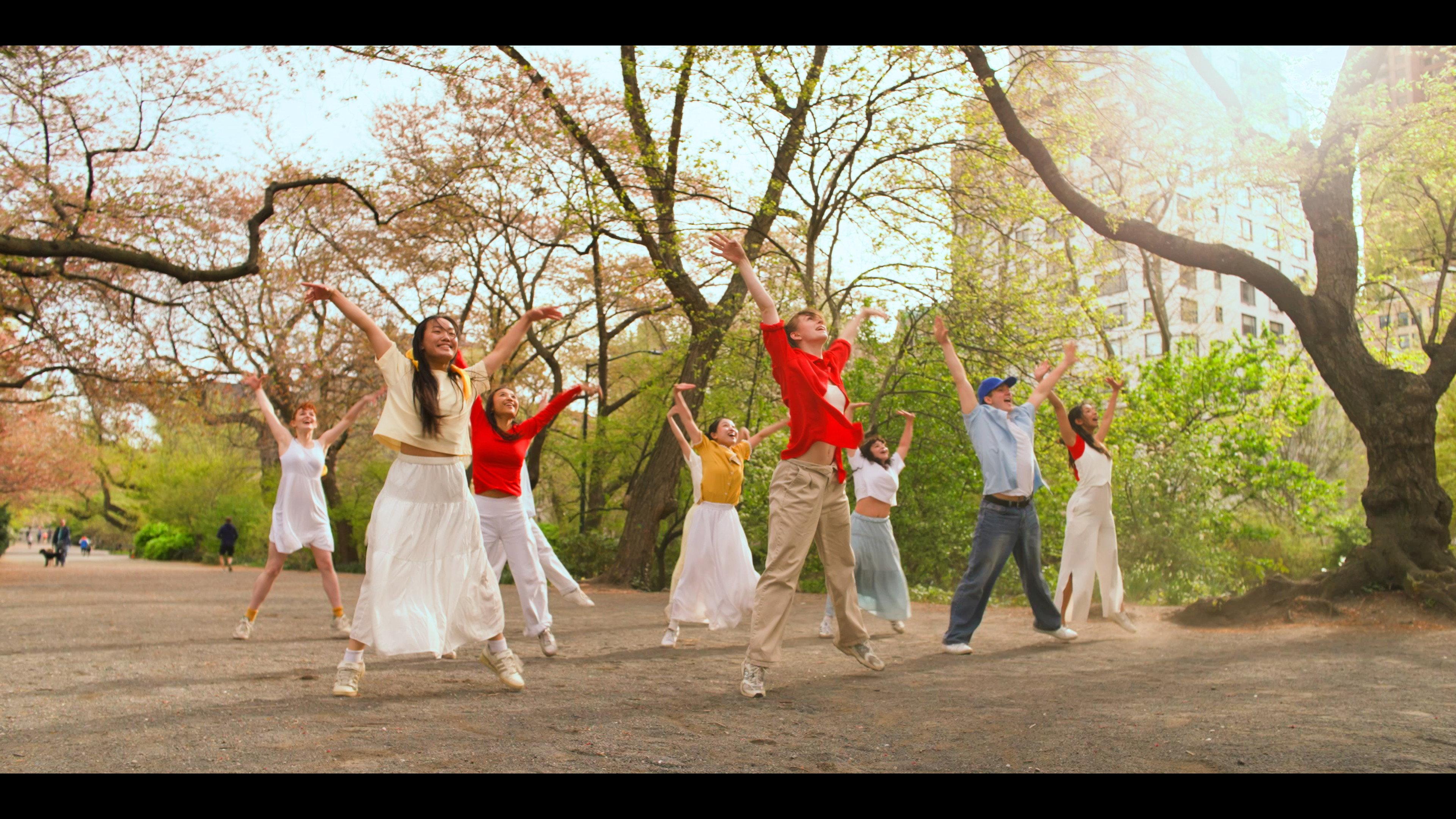 Cherry Blossoms 2025 movie scene