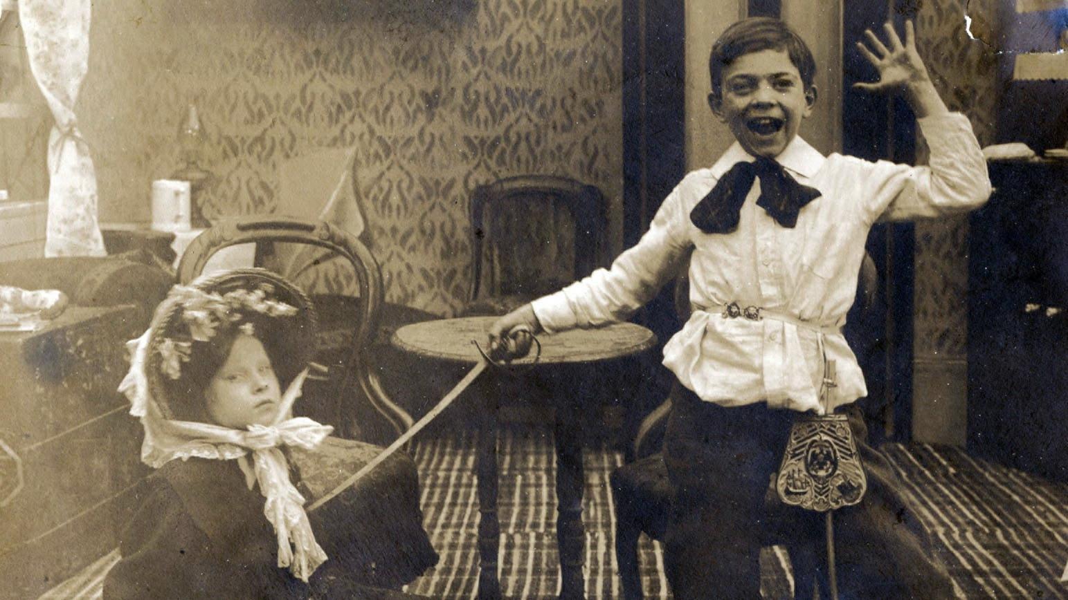 The Actor's Children 1910 movie scene