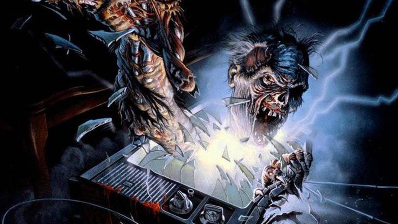 The Video Dead 1987 movie scene
