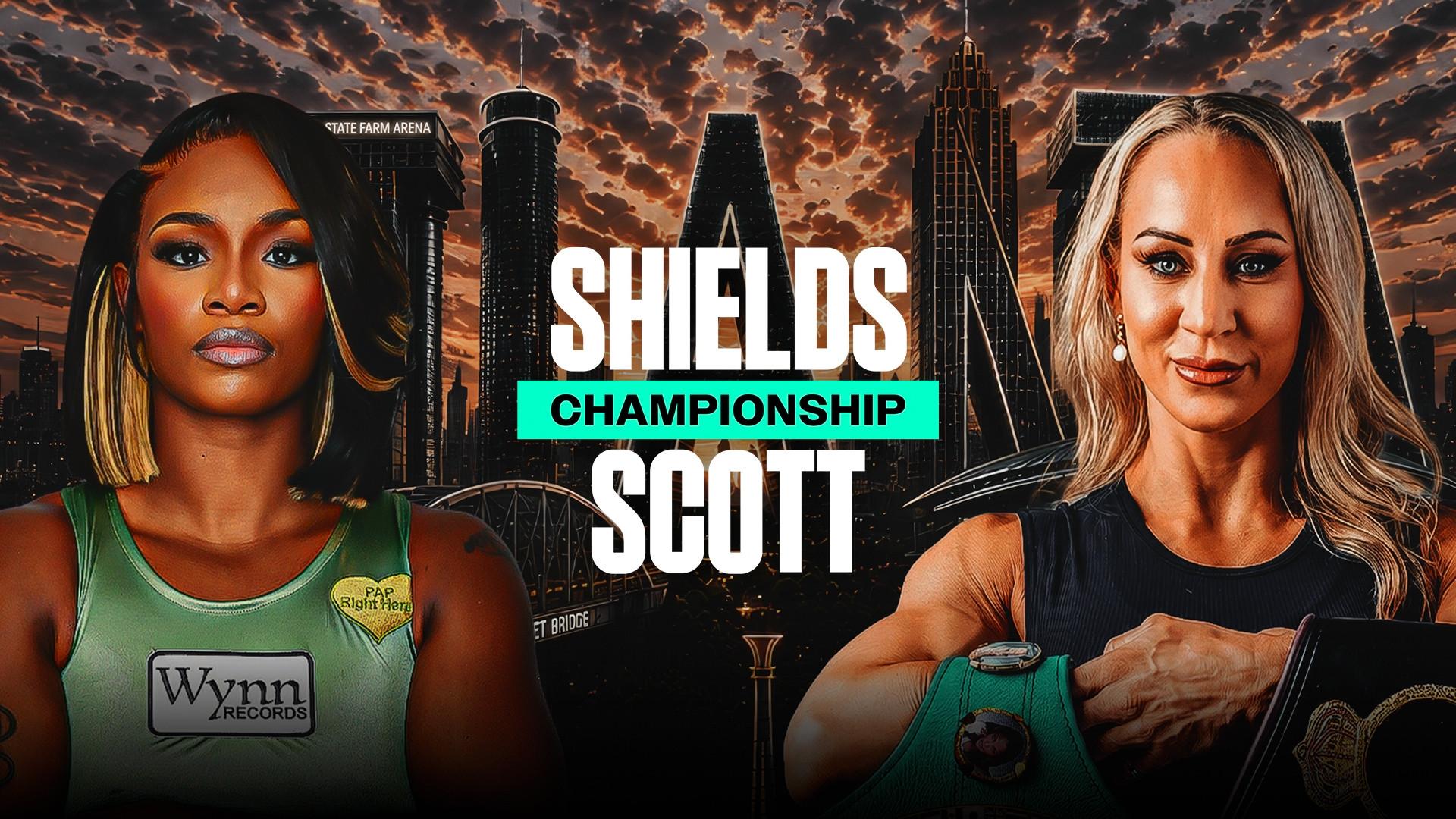Claressa Shields vs. Kaye Scott 2026 movie scene