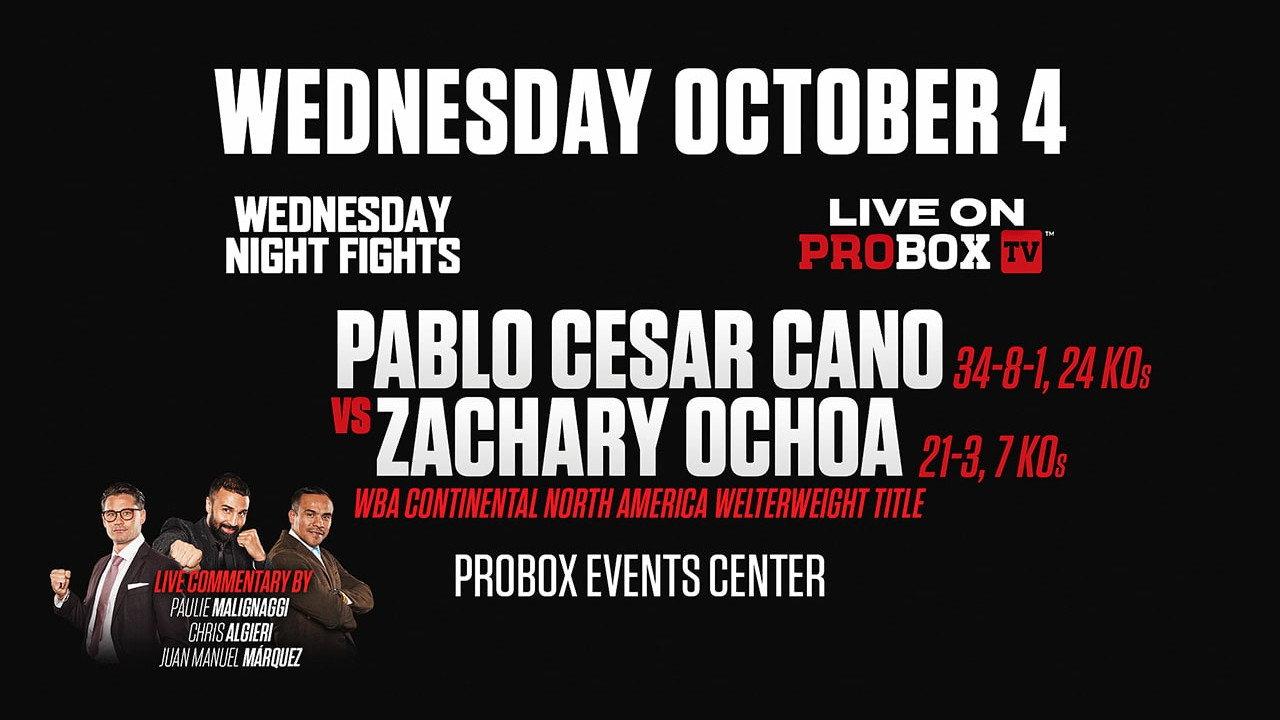 Pablo Cesar Cano vs. Zachary Ochoa 2023 movie scene