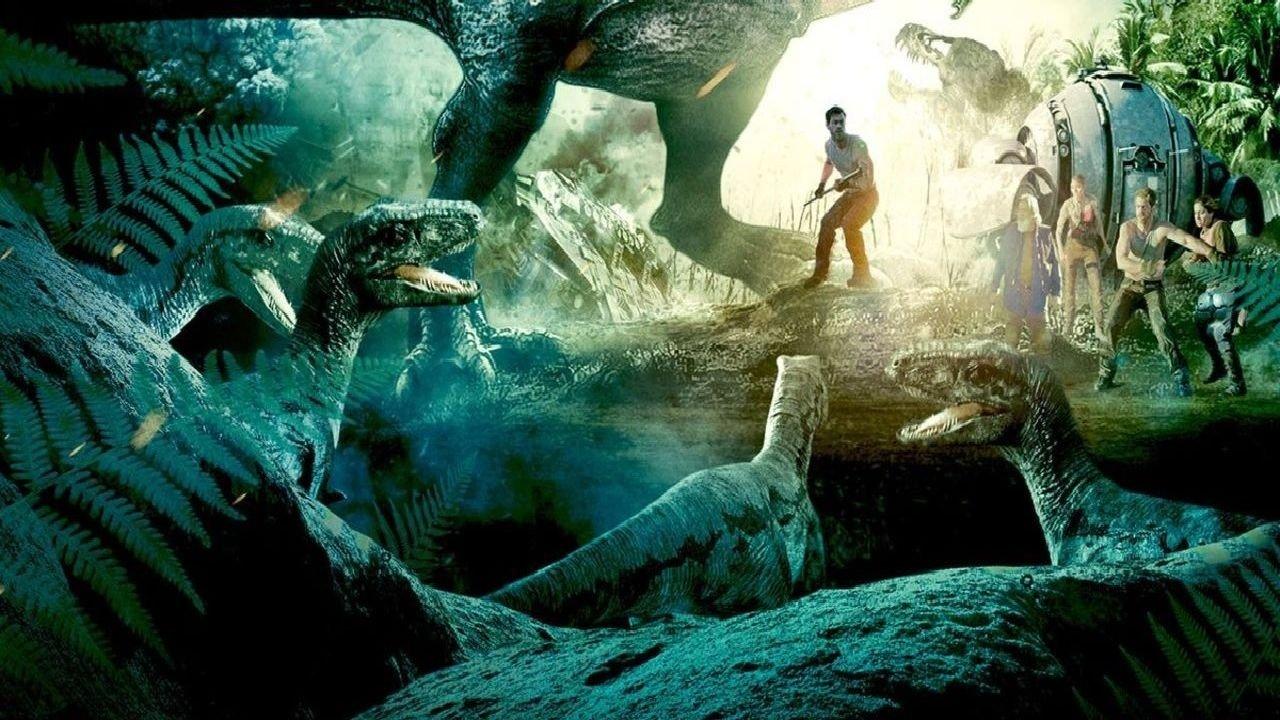 Jurassic Galaxy 2018 movie scene
