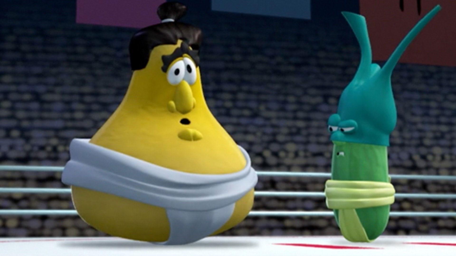 VeggieTales: Sumo of the Opera 2004 movie scene