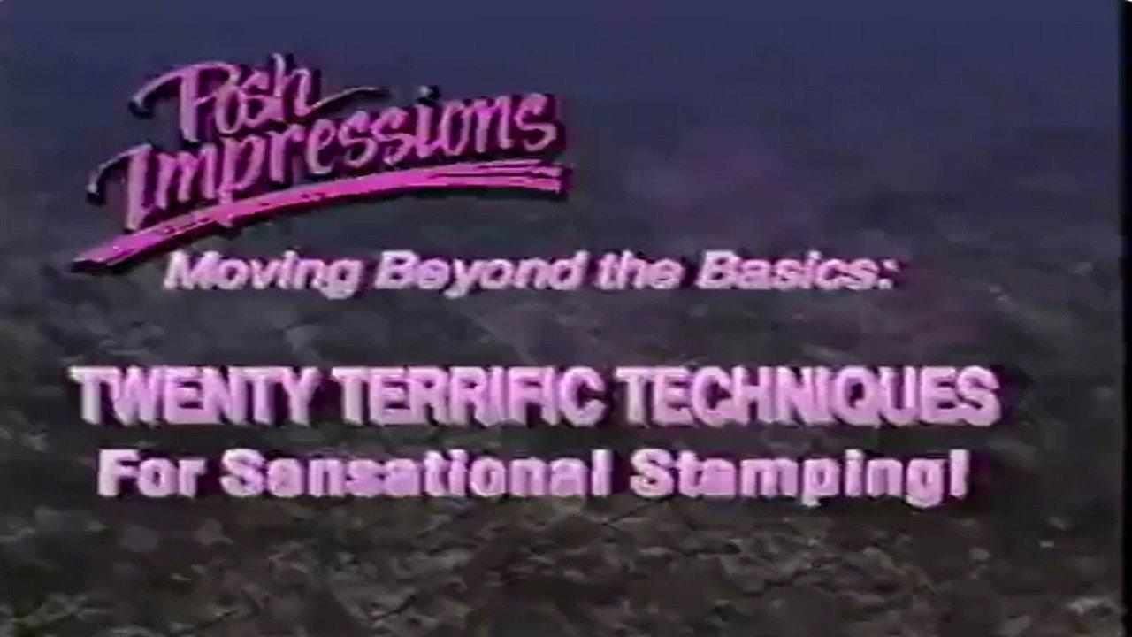 Twenty Techniques for Sensational Stamping 1994 movie scene