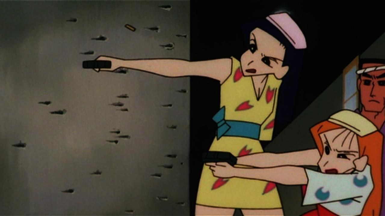 Crayon Shin-chan: Explosion! The Hot Spring's Feel Good Final Battle 1999 movie scene
