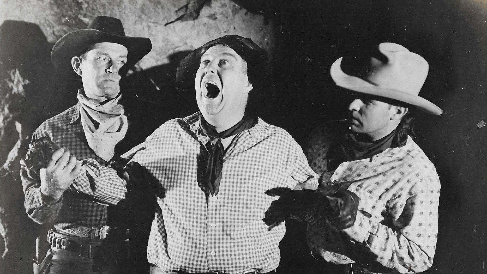 Across the Badlands 1950 movie scene