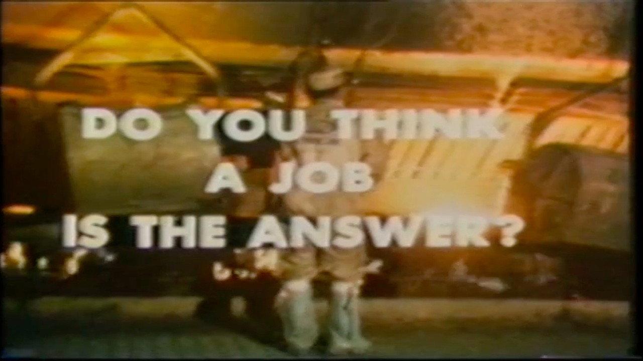 Do You Think A Job Is the Answer? 1969 movie scene