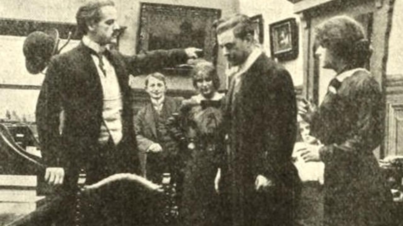 The Saleslady 1912 movie scene