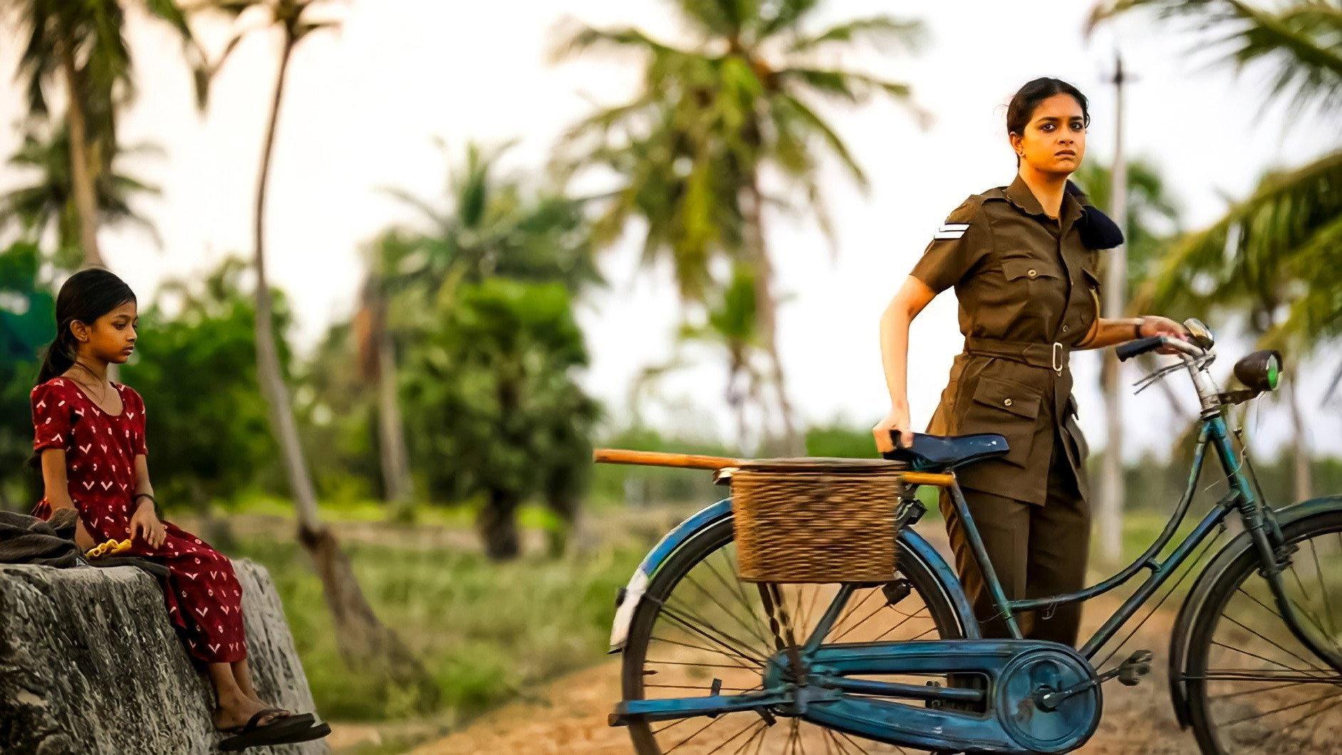Saani Kaayidham 2022 movie scene