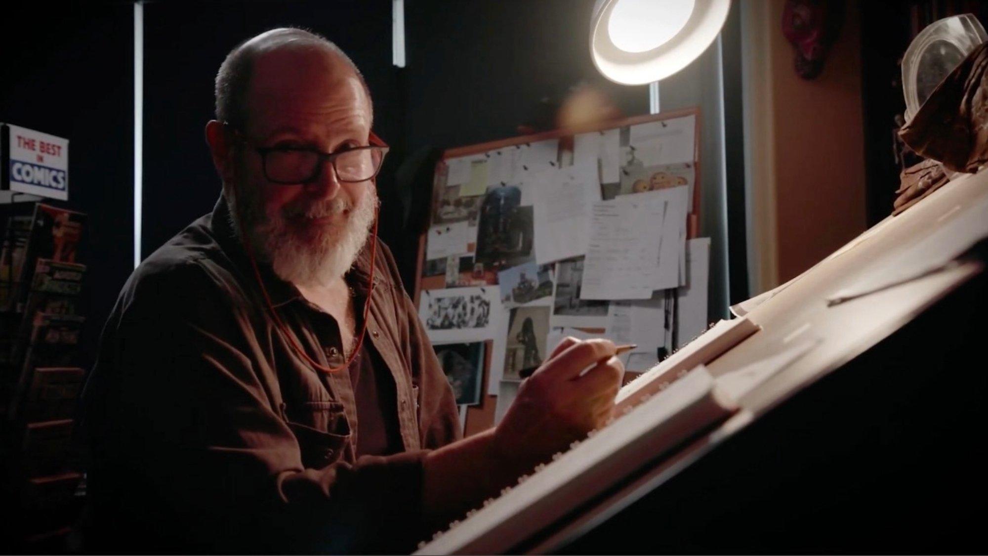 Mike Mignola: Drawing Monsters 2022 movie scene