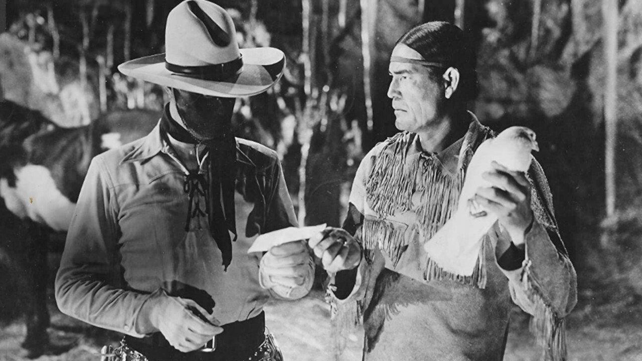 The Lone Ranger 1938 movie scene