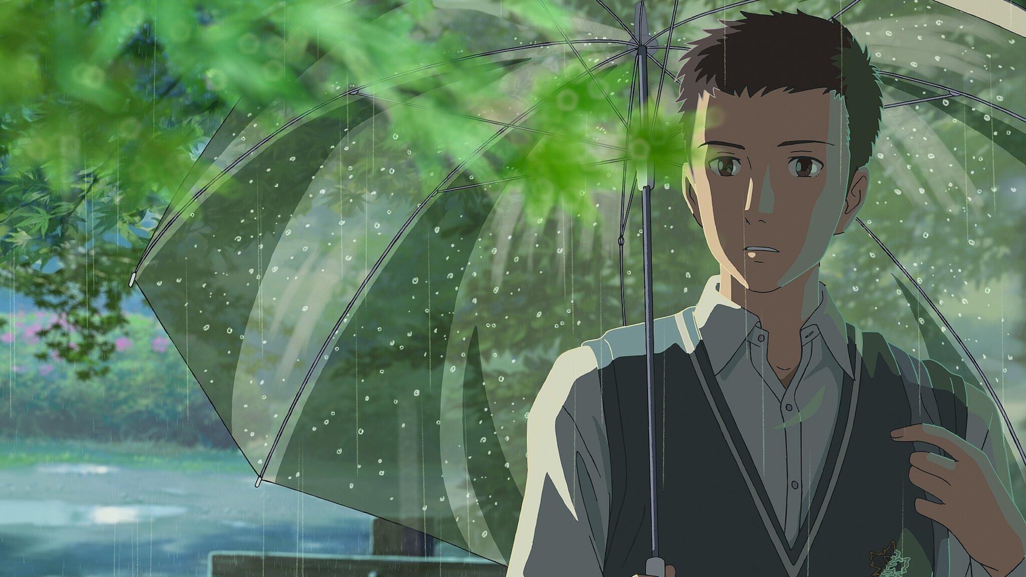 The Garden of Words 2013 movie scene