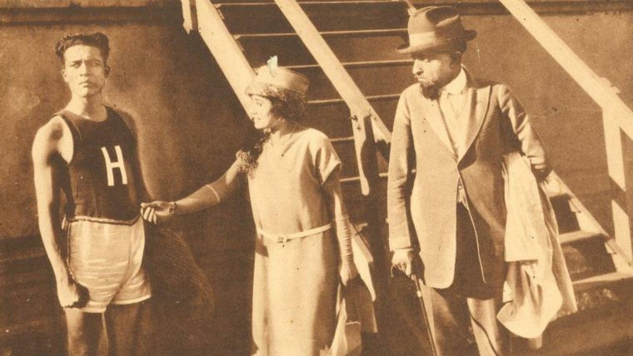 The Burden of Race 1921 movie scene