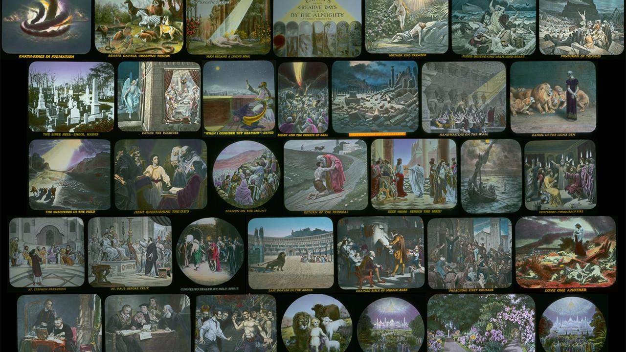 The Photo-Drama of Creation 1914 movie scene