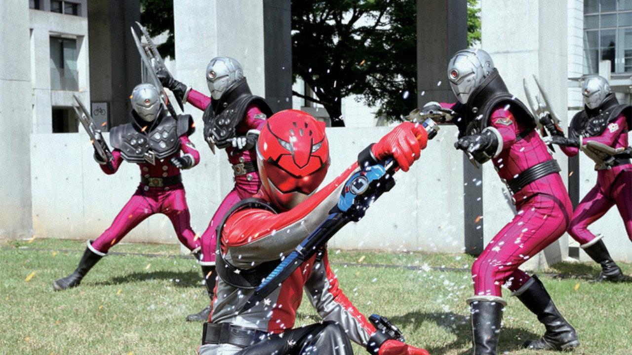 Tokumei Sentai Go-Busters the Movie: Protect the Tokyo Enetower! 2012 movie scene
