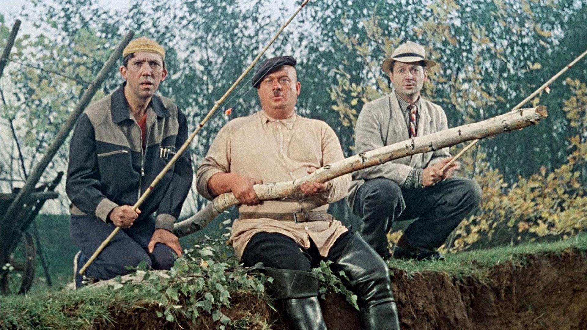 Dog Barbos and Unusual Cross 1961 movie scene