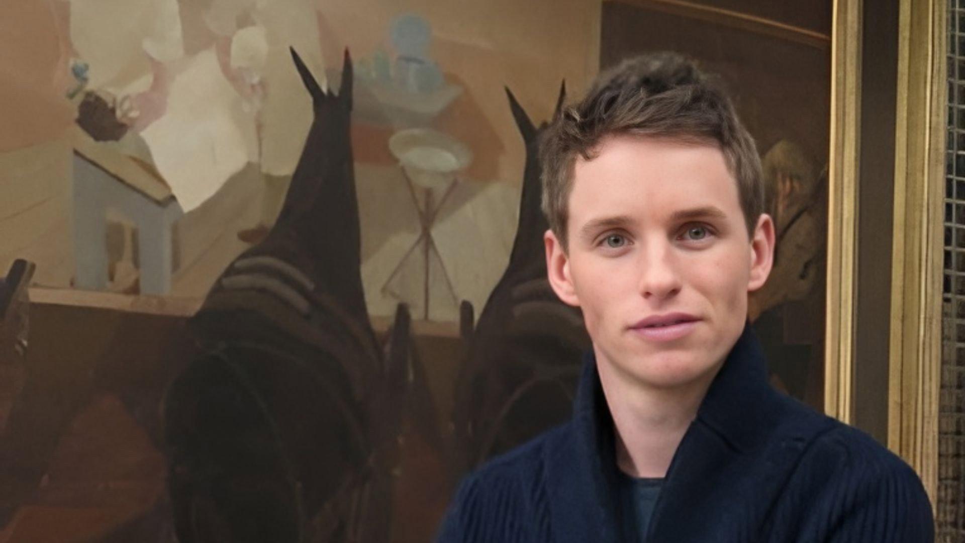 War Art with Eddie Redmayne 2015 movie scene