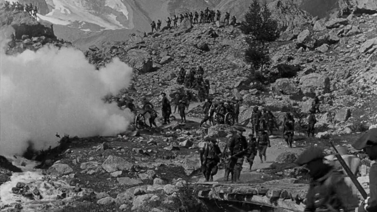 Batterie dans la montagne 1900 movie scene