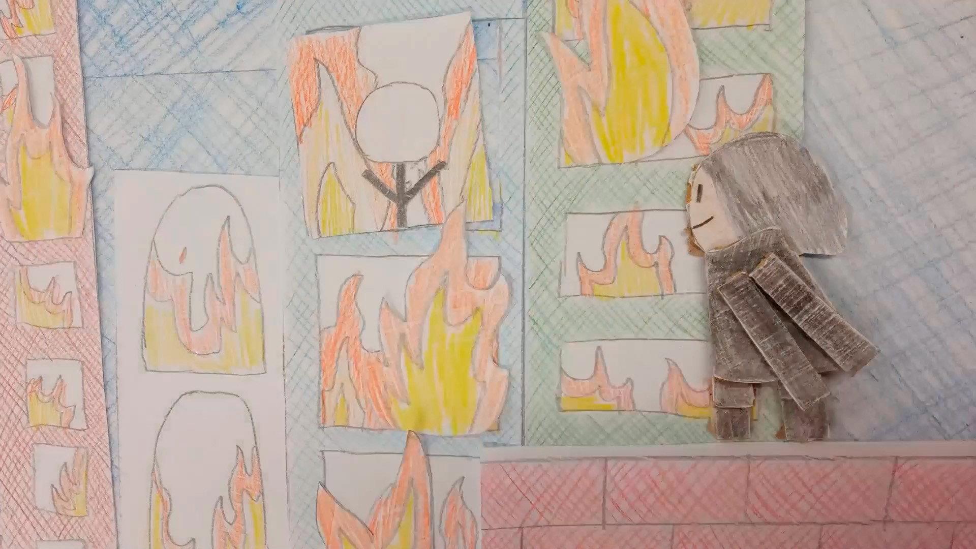 M Stop Motion 2025 movie scene