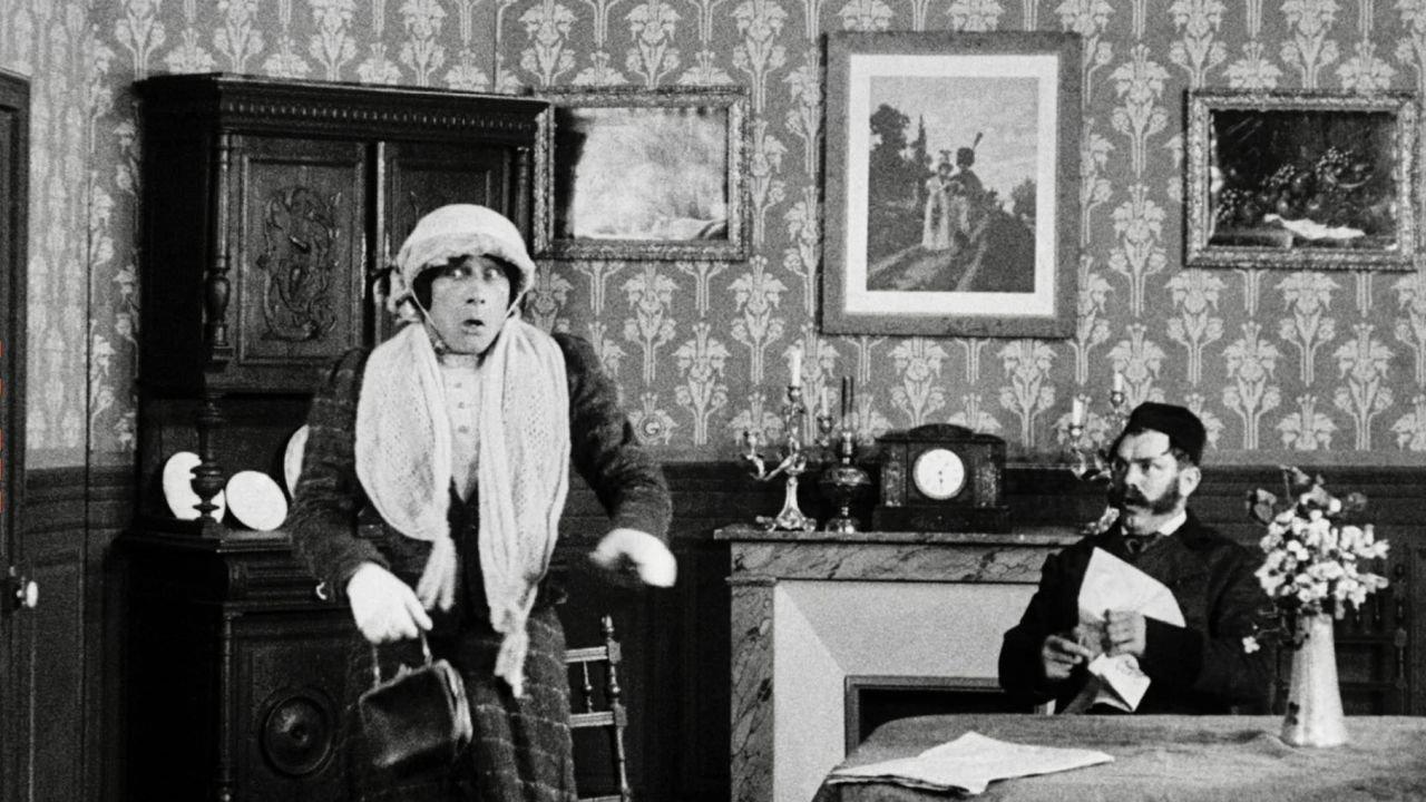 No! You’re Not Going Anywhere Without Me! 1911 movie scene