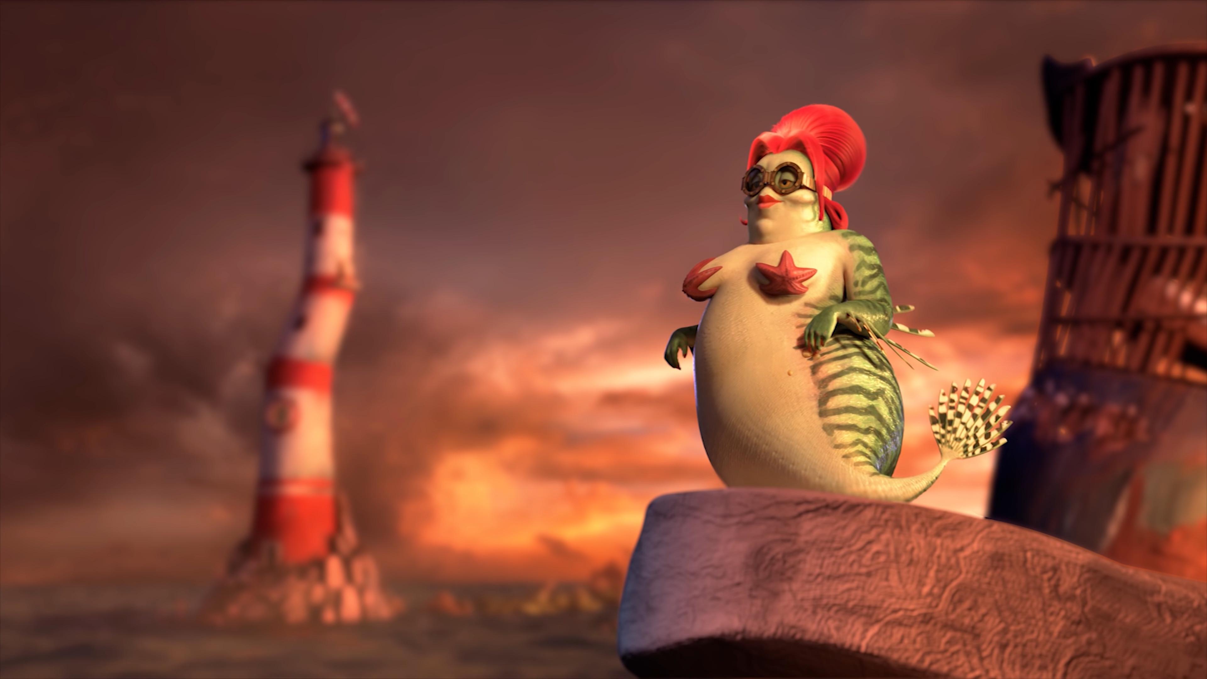 The Lighthouse 2017 movie scene