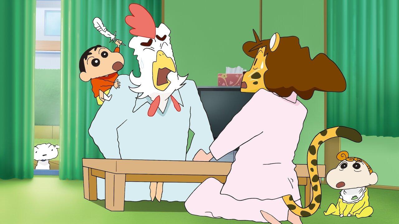 Crayon Shin-chan: Roar! Kasukabe Animal Kingdom 2009 movie scene