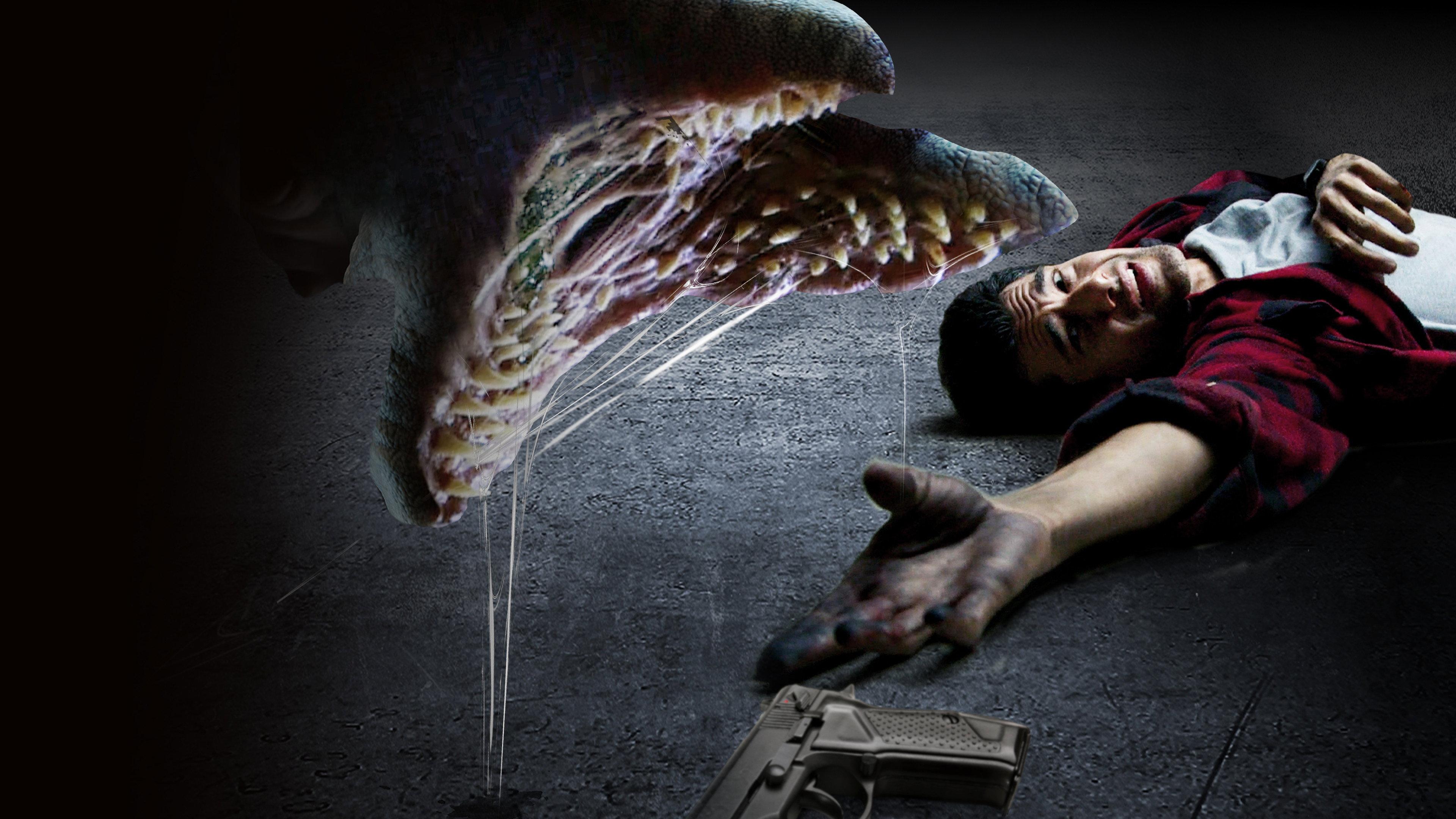 They Crawl Beneath 2022 movie scene