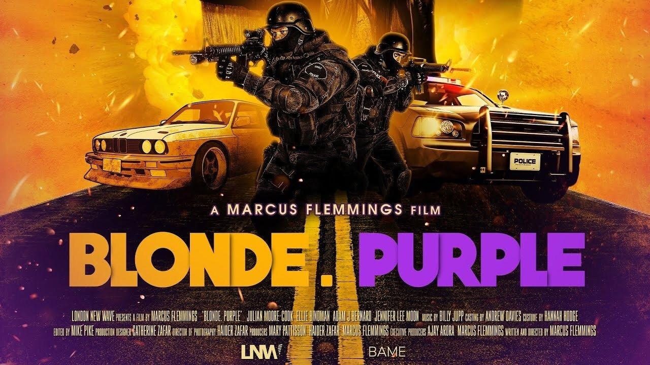 Blonde. Purple 2021 movie scene