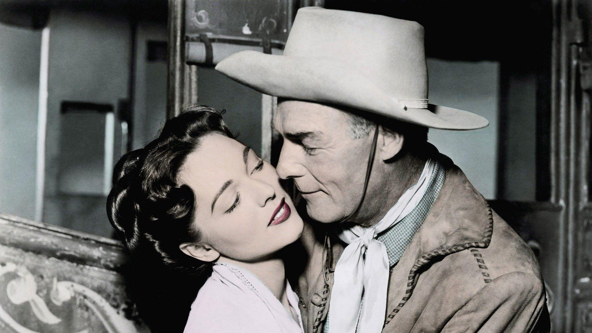 Riding Shotgun 1954 movie scene