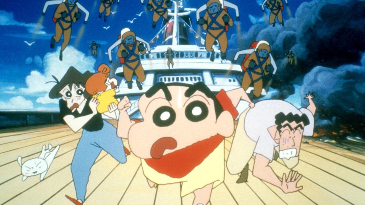 Crayon Shin-chan: Jungle That Invites Storm 2000 movie scene