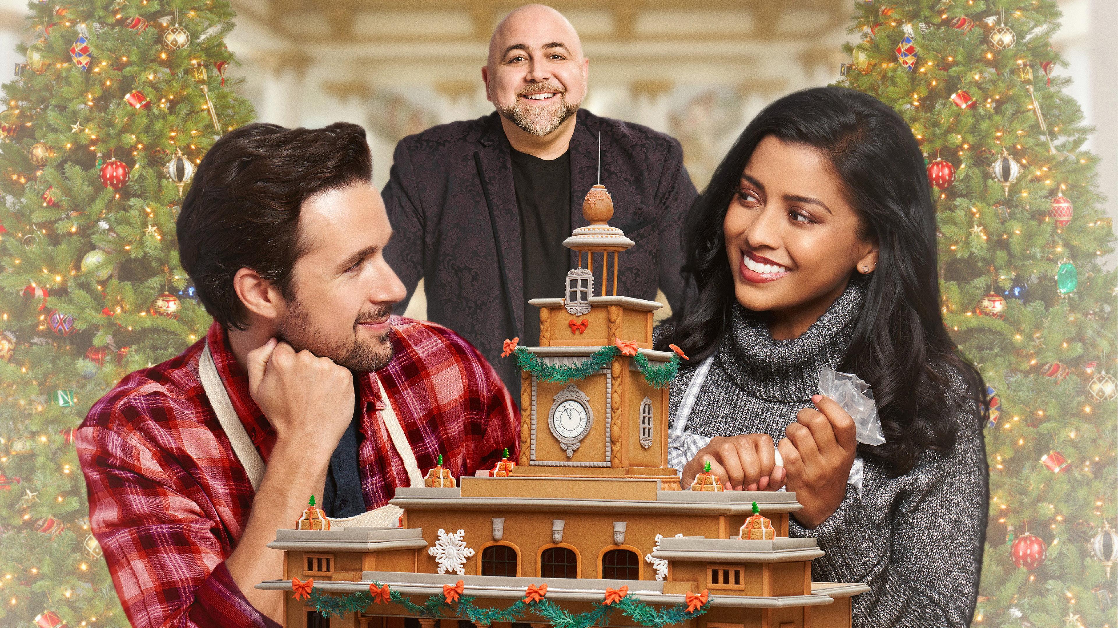 A Gingerbread Christmas 2022 movie scene