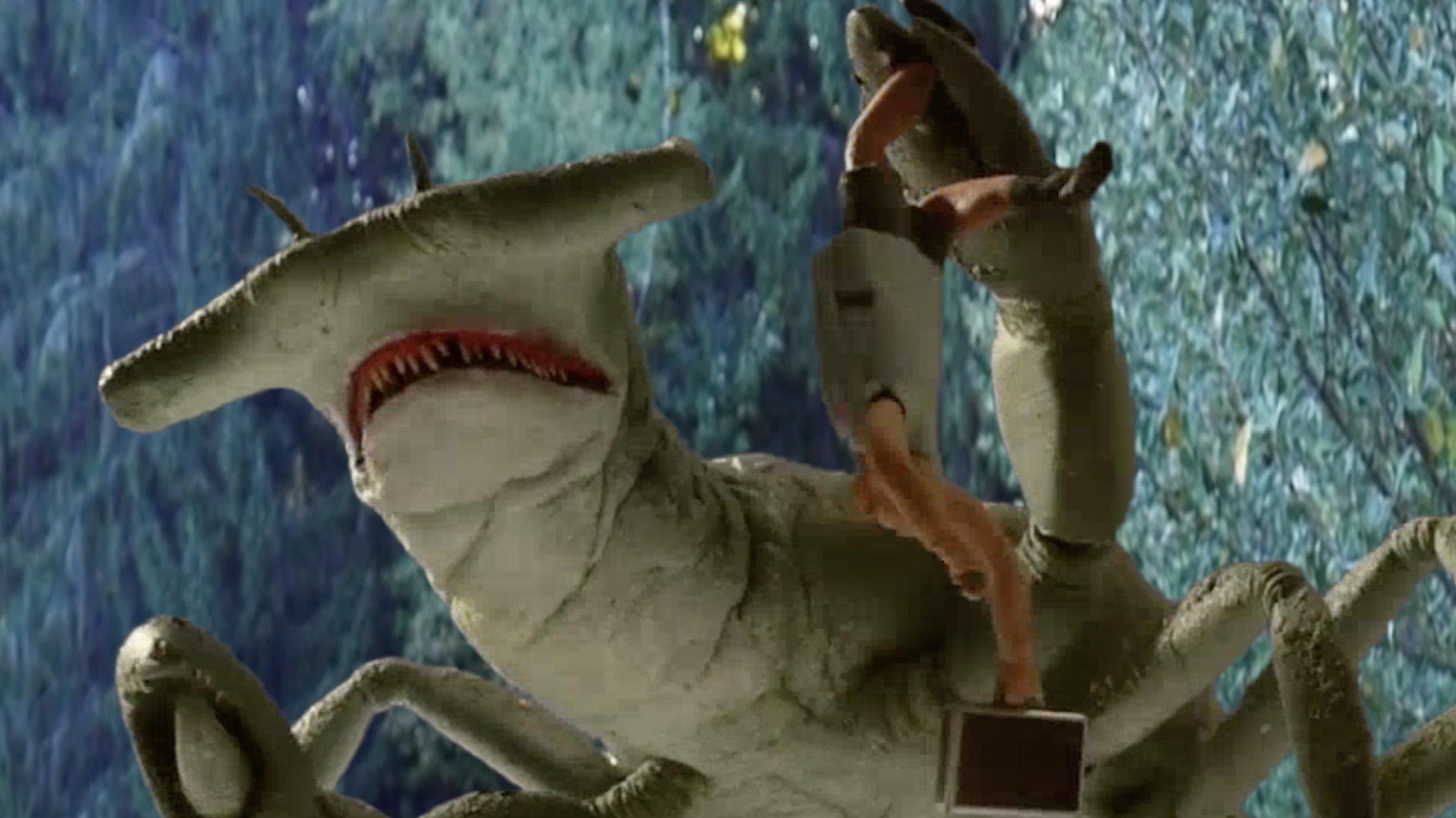 Cocaine Shark 2023 movie scene