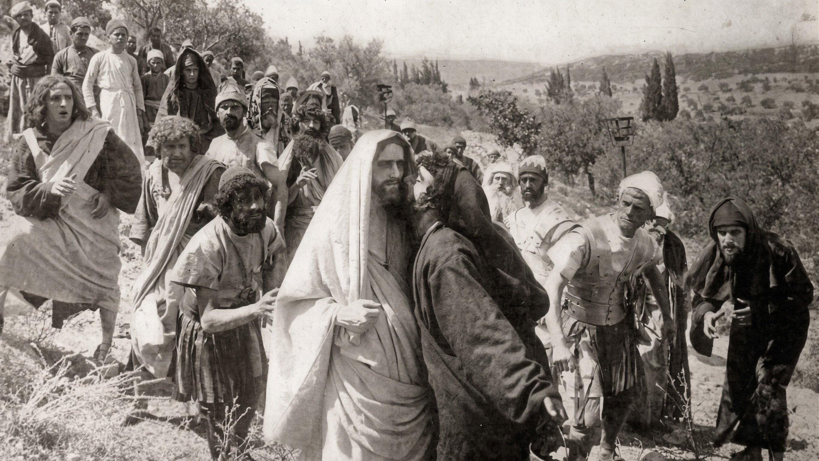 From the Manger to the Cross 1912 movie scene