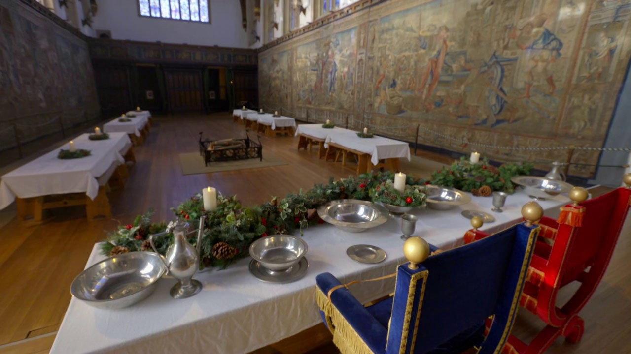 Christmas at Hampton Court 2020 movie scene