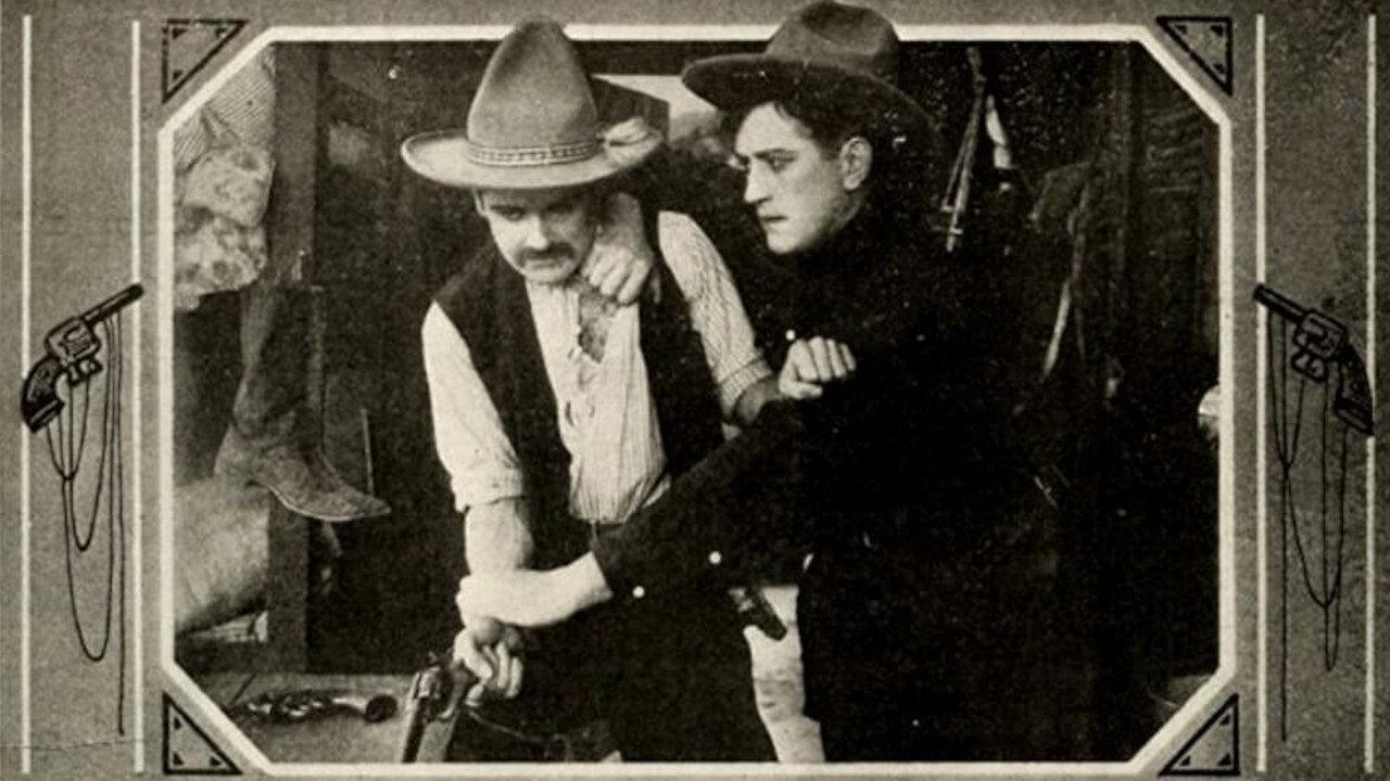 The Sheriff of Stone Gulch 1913 movie scene