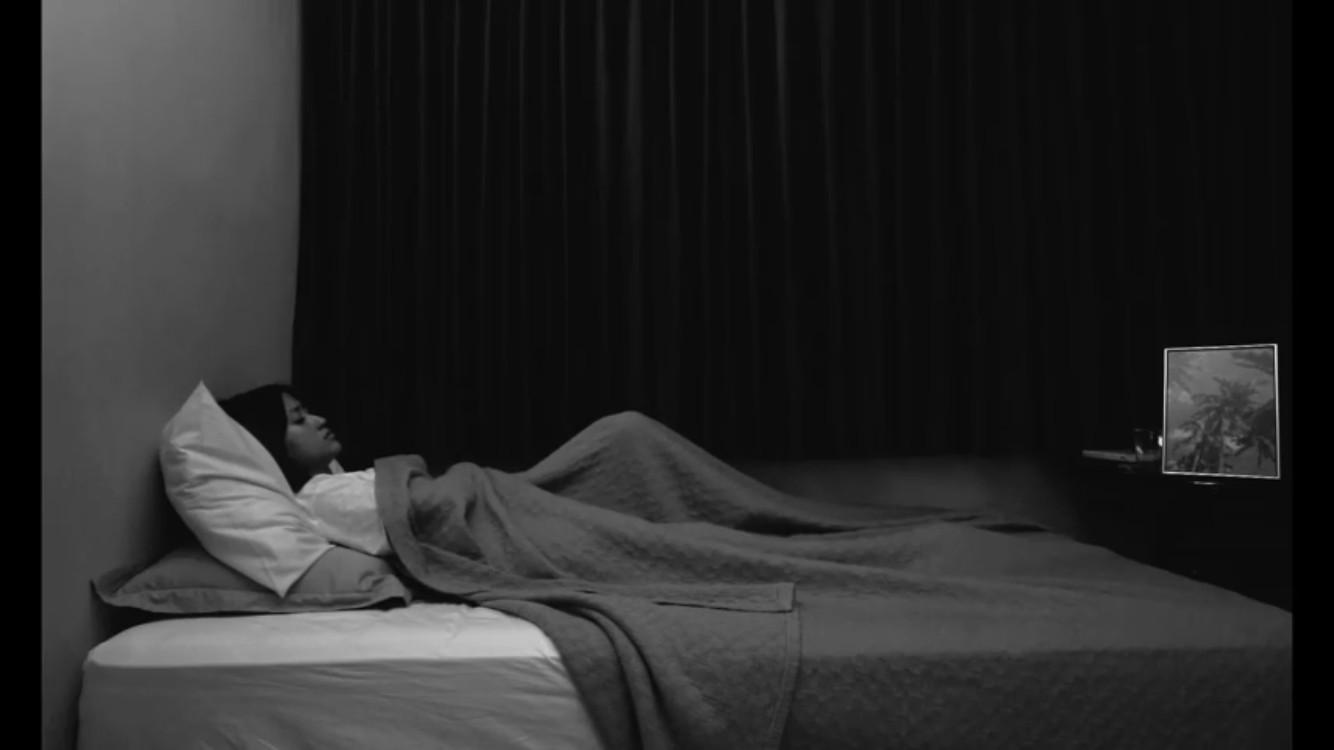 A Sleeping Woman 2020 movie scene
