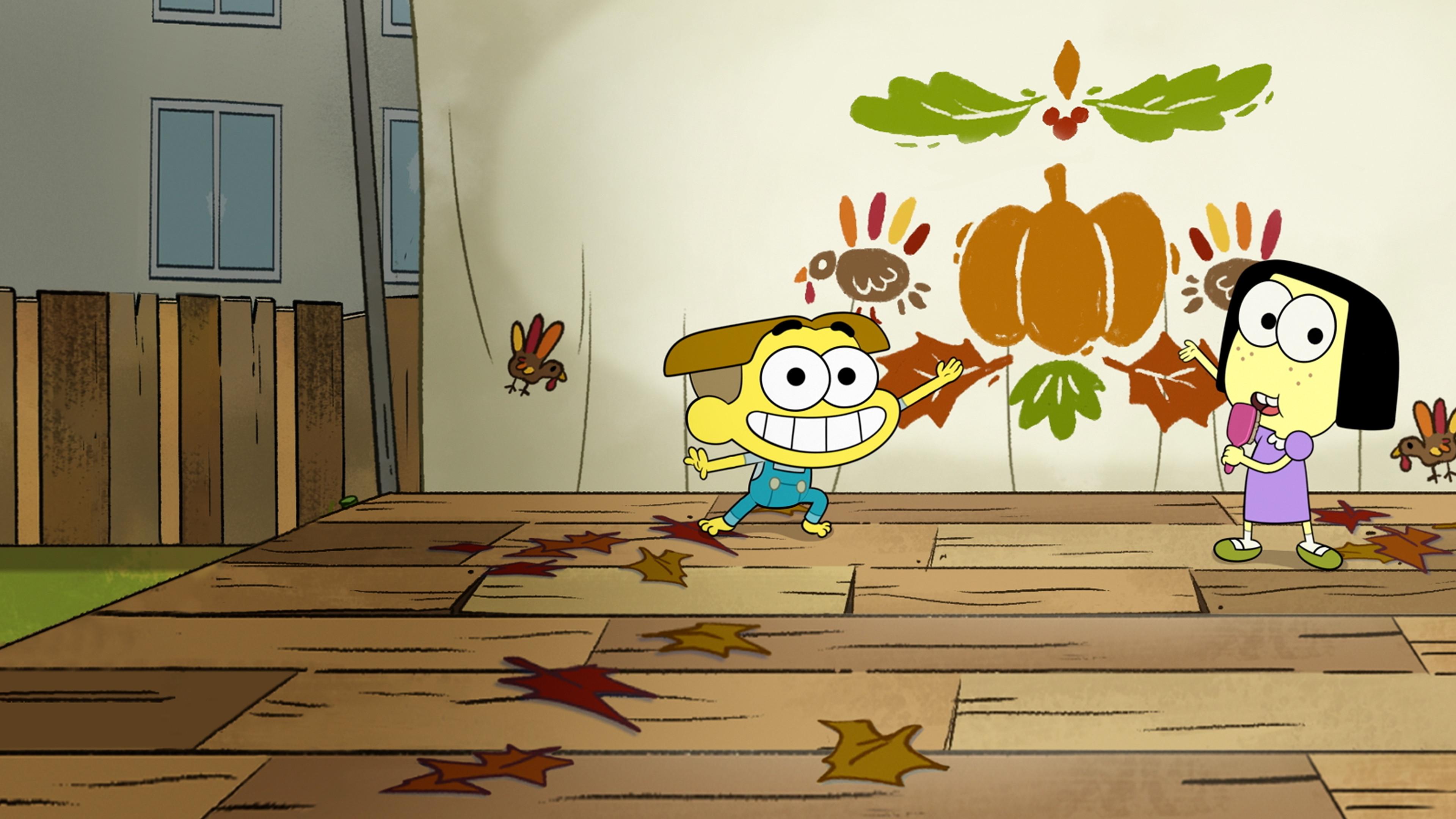 Shortsgiving with Big City Greens 2020 movie scene