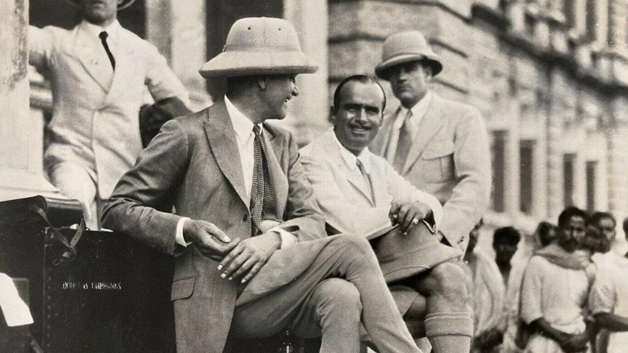 Around the World in 80 Minutes with Douglas Fairbanks 1931 movie scene
