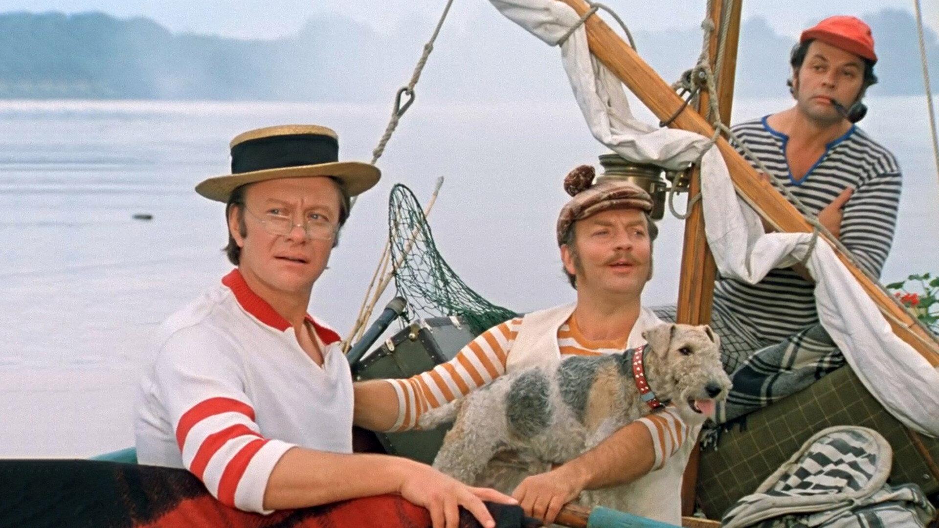 Three Men in a Boat 1979 movie scene