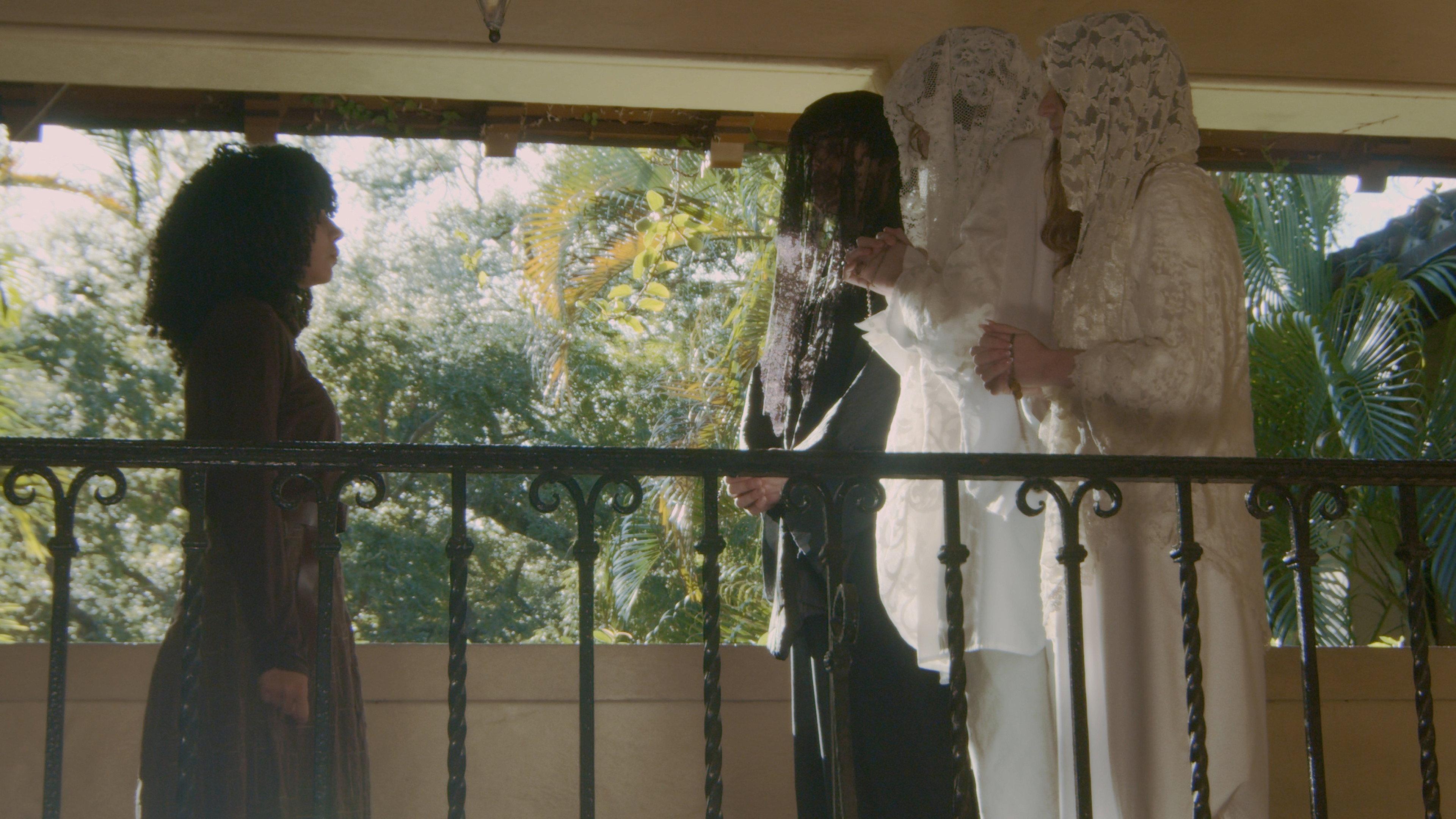 Piety's Hands 2025 movie scene
