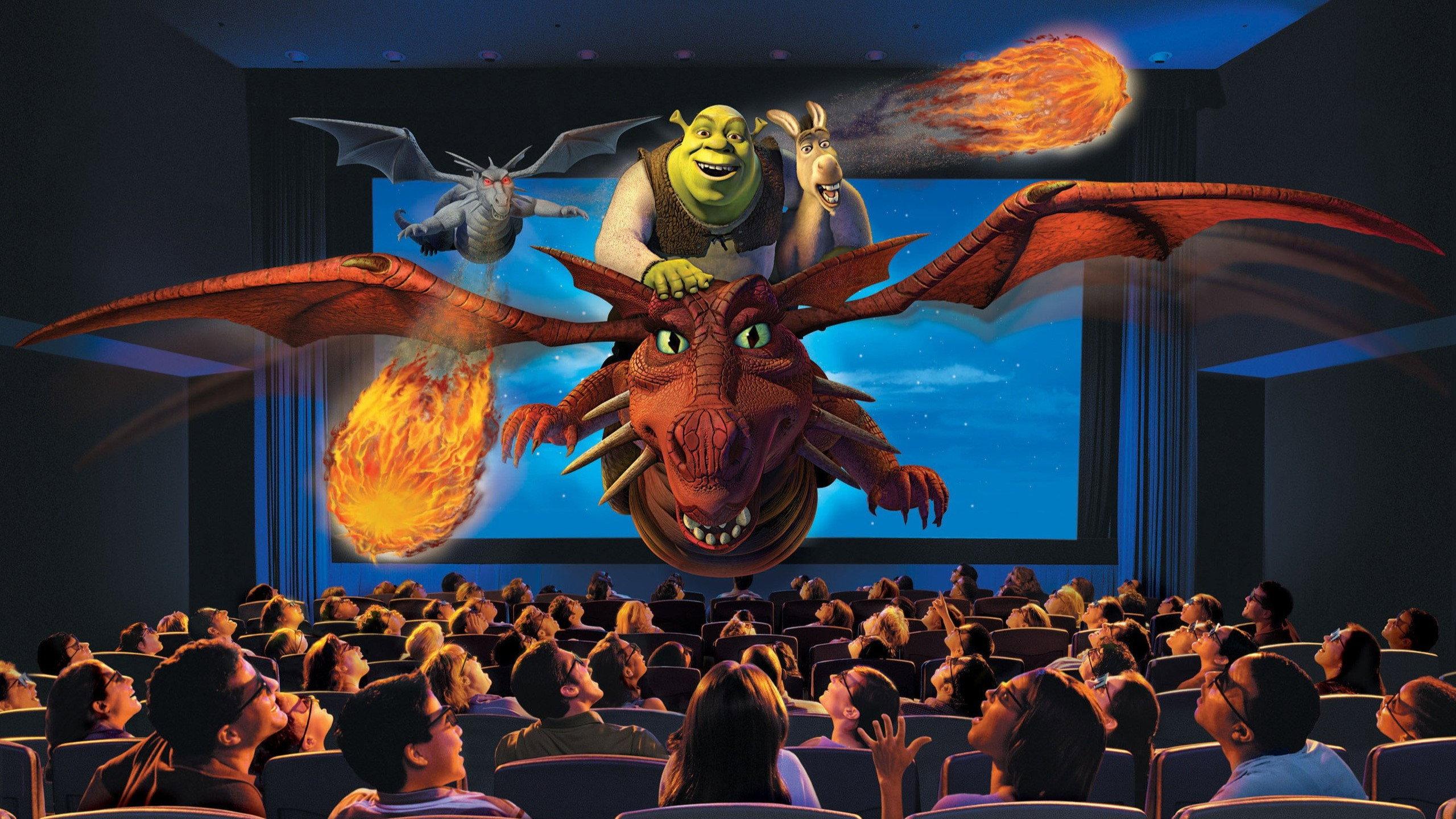 Shrek 3-D 2004 movie scene