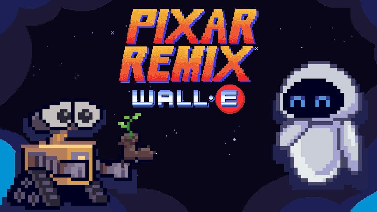 Pixar Remix: WALL·E in 16-Bit 2020 movie scene