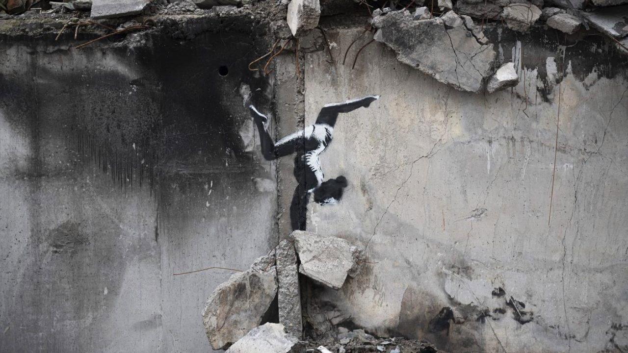 Art Vs War: Banksy And C215 In Borodianka, Ukraine 2024 movie scene
