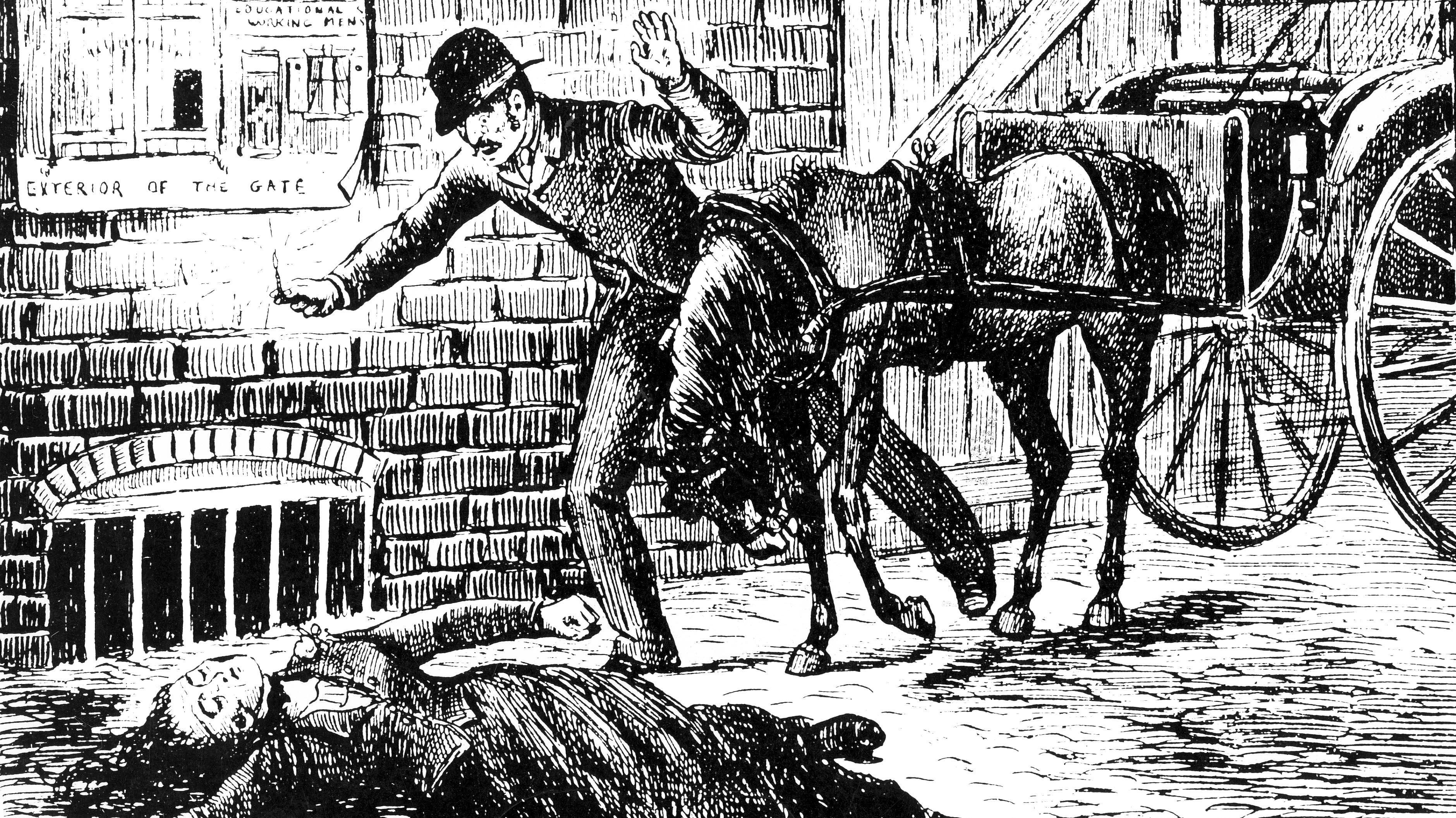 Unmasking Jack the Ripper movie scene