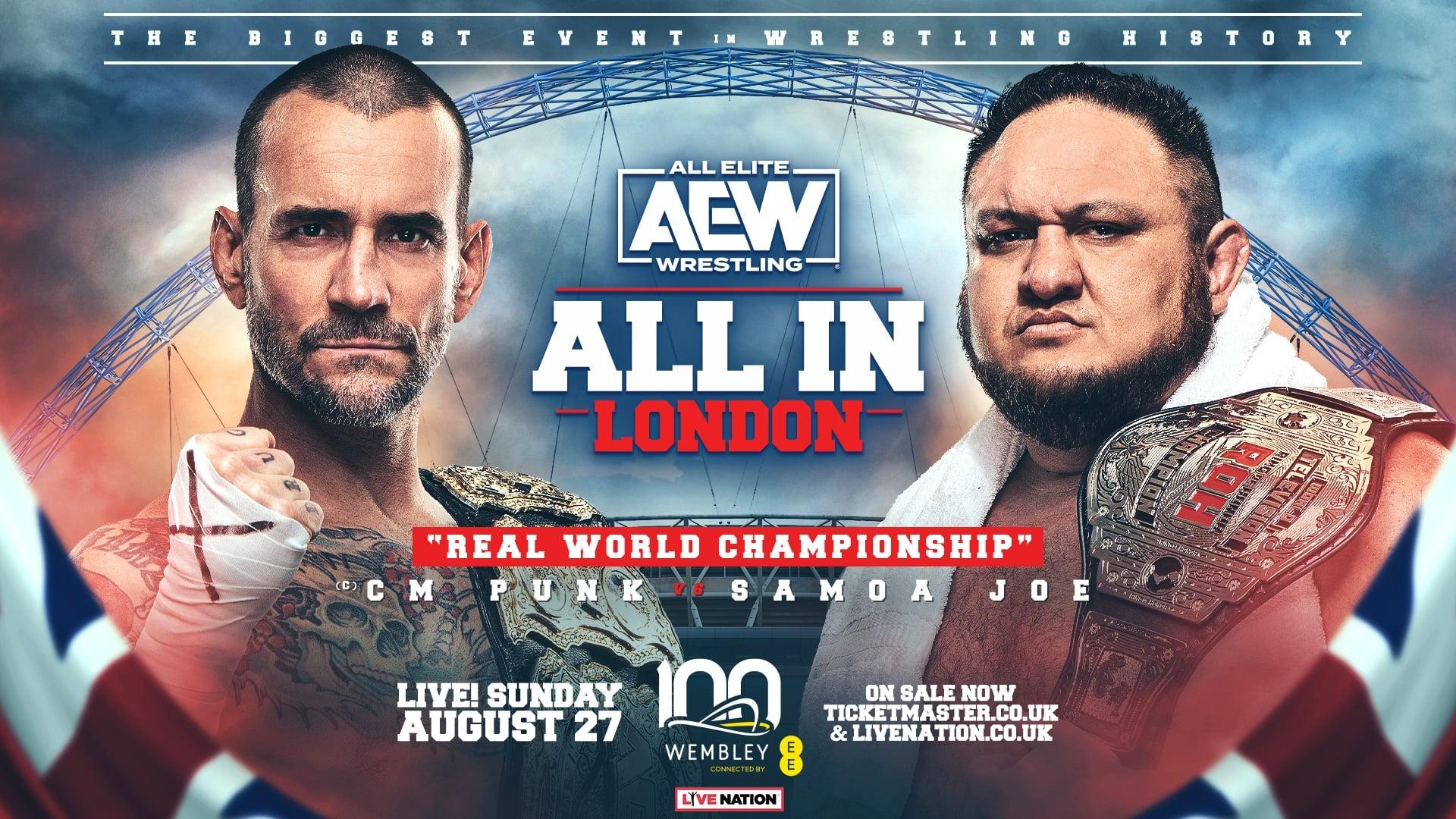 AEW All In 2023: London 2023 movie scene