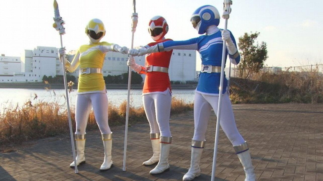 ZEOD-13 Sexual Dynamite Heroine 19: Mediums the Evil Busters Triple Lancer 2016 movie scene