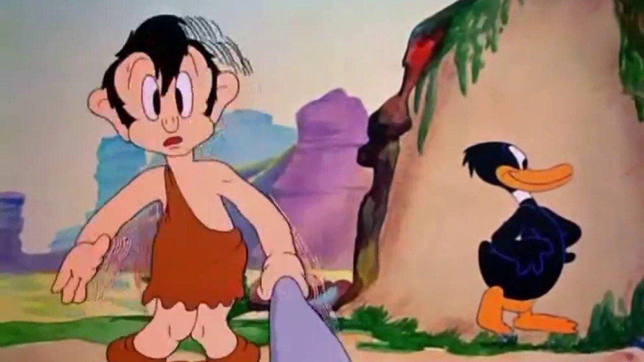 Daffy Duck and the Dinosaur 1939 movie scene