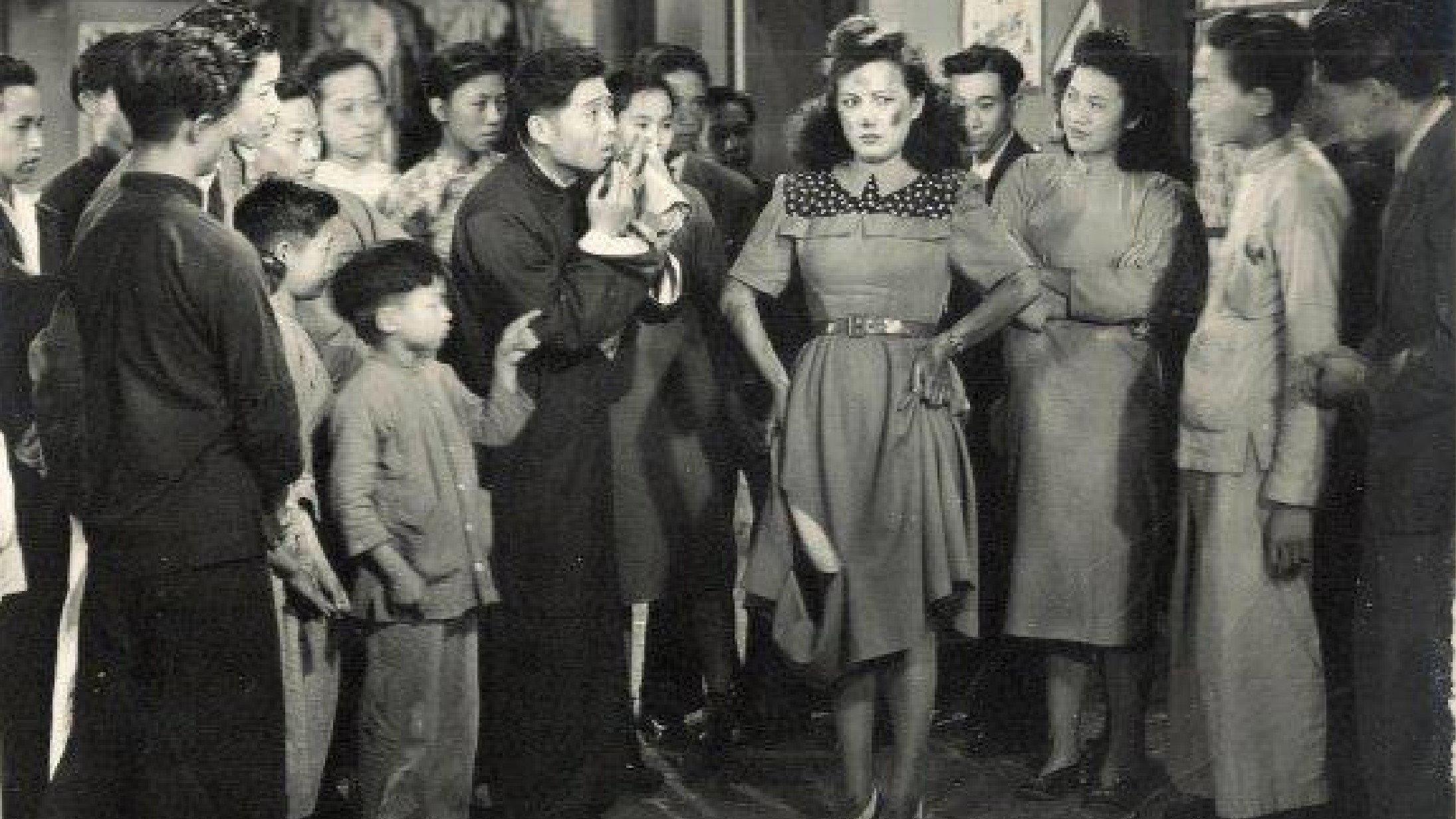 Orioles Banished from the Flowers 1948 movie scene