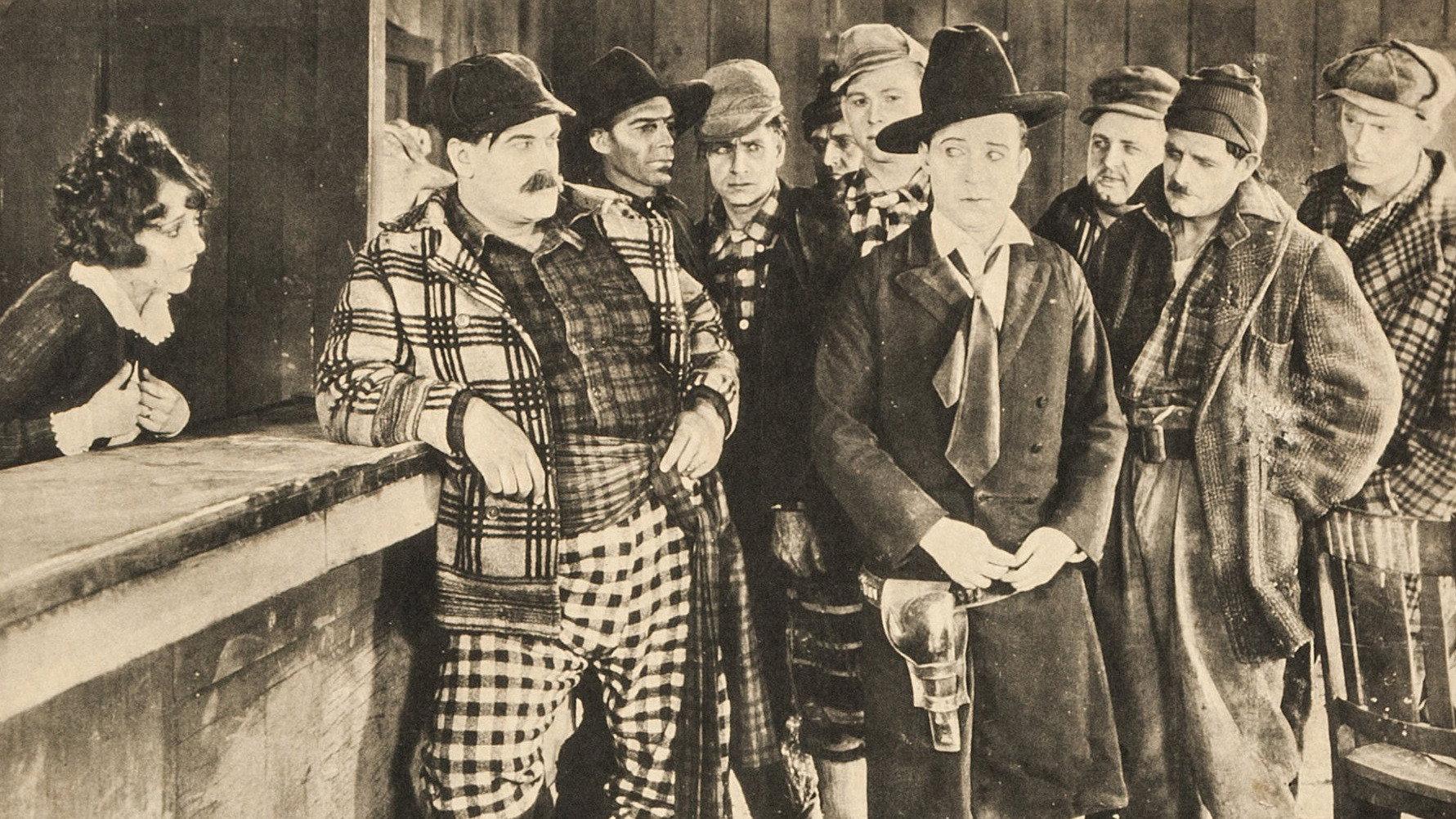Boobs in the Wood 1925 movie scene